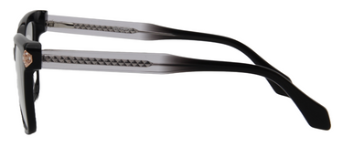 Afro Motif Women Eyeglasses: Ireti - Black Clear - SpecSMART Eye Clinic (Side View)